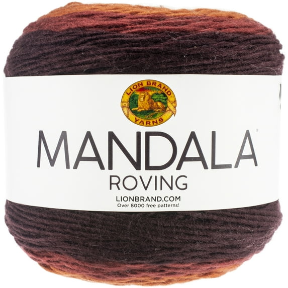 Lion Brand Mandala Roving Yarn-Cinnabar