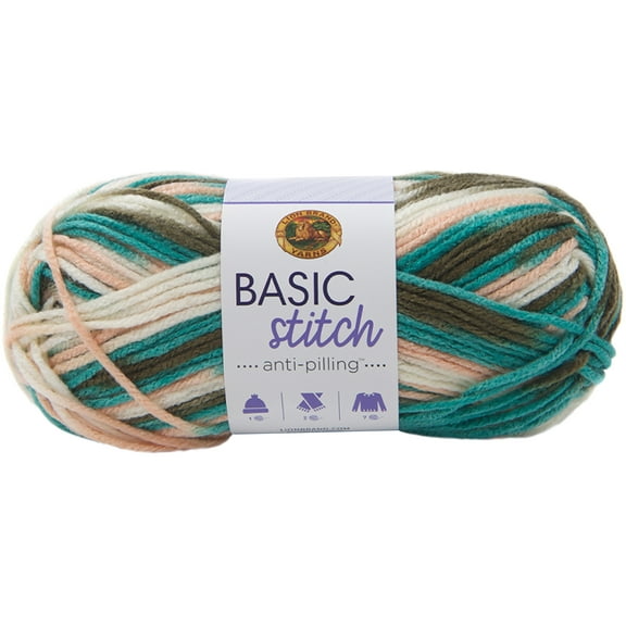 Lion Brand Basic Stitch Anti-Pilling Yarn - Meadow Grove, 185 yds