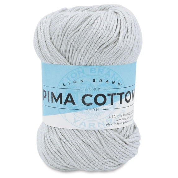 Lion Brand Pima Cotton Yarn-Stone