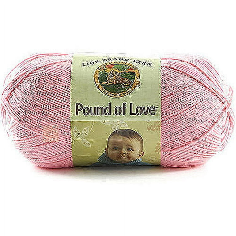 has anyone had this problem with lion brands pound of love yarn?? ive loved  using it so far but im about half-ish way through this skein and it just  birthed a baby