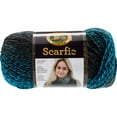 thumbnail image 1 of Lion Brand Scarfie Yarn-Charcoal/Aqua, 1 of 2