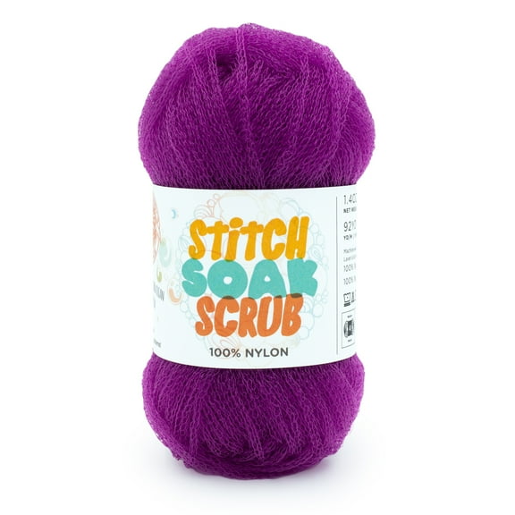 Lion Brand Stitch Soak Scrub Yarn-Pansy