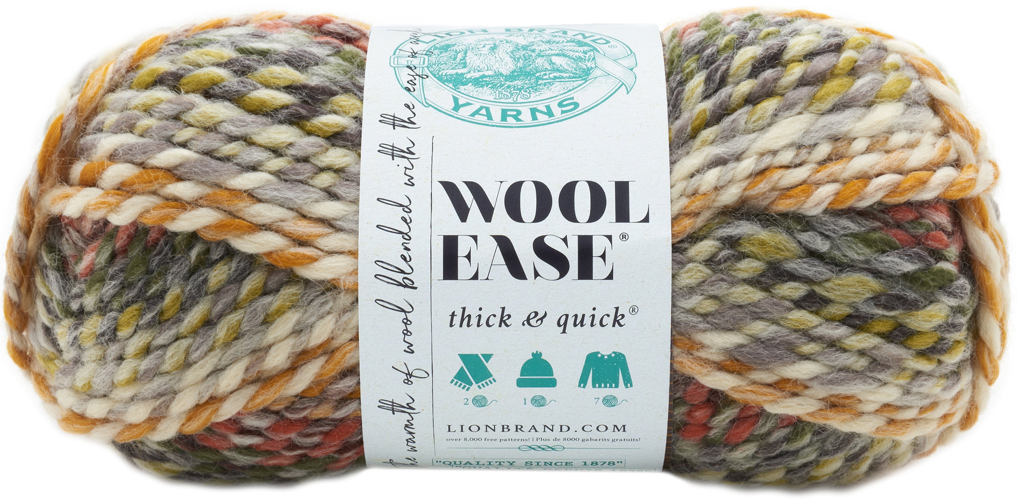 Lion Brand Wool-Ease Thick & Quick Yarn-Arctic Ice, 1 count - Ralphs