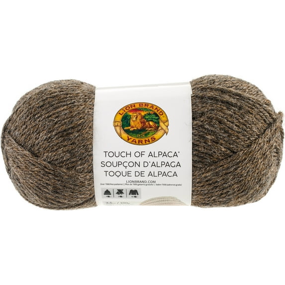 Lion Brand Touch Of Alpaca Yarn-Wood