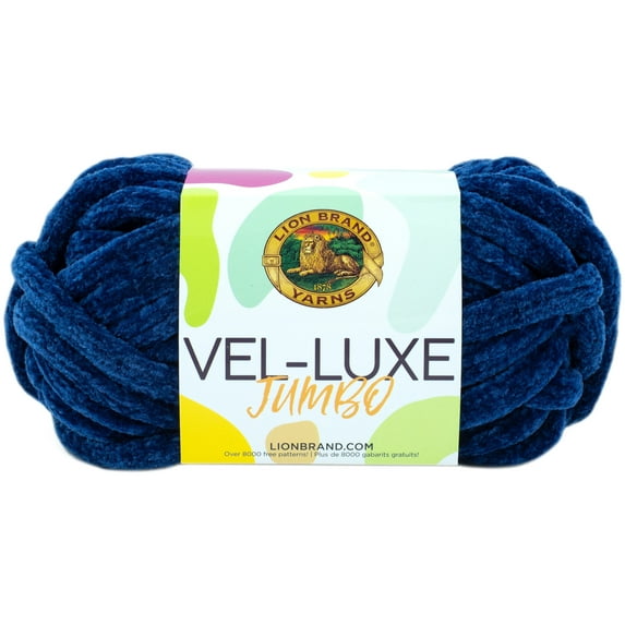 Lion Brand Vel-Luxe Jumbo Yarn-Blueprint