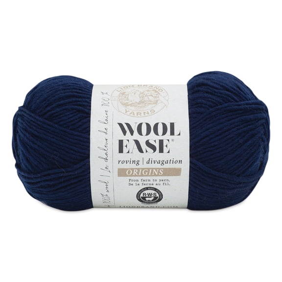 Lion Brand Wool-Ease Roving Origins Yarn-Navy