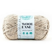 Lion Brand Yarn Wool Ease Thick & Quick Oatmeal Super Bulky Acrylic Wool Blend Yarn