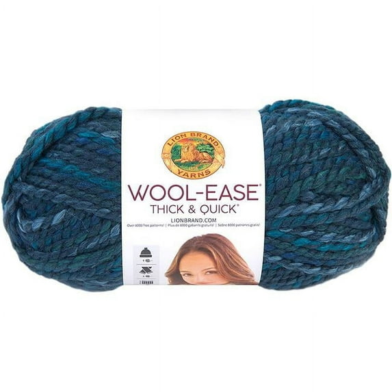 Lion Brand Wool-Ease Thick & Quick Yarn-Dusk