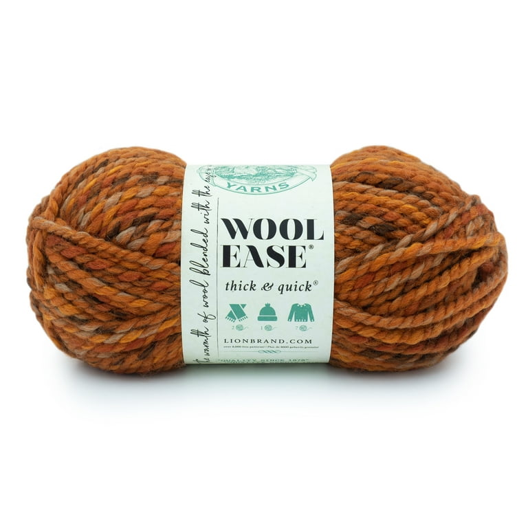 Lion Brand Wool-Ease Thick & Quick Yarn-Fall Leaves 