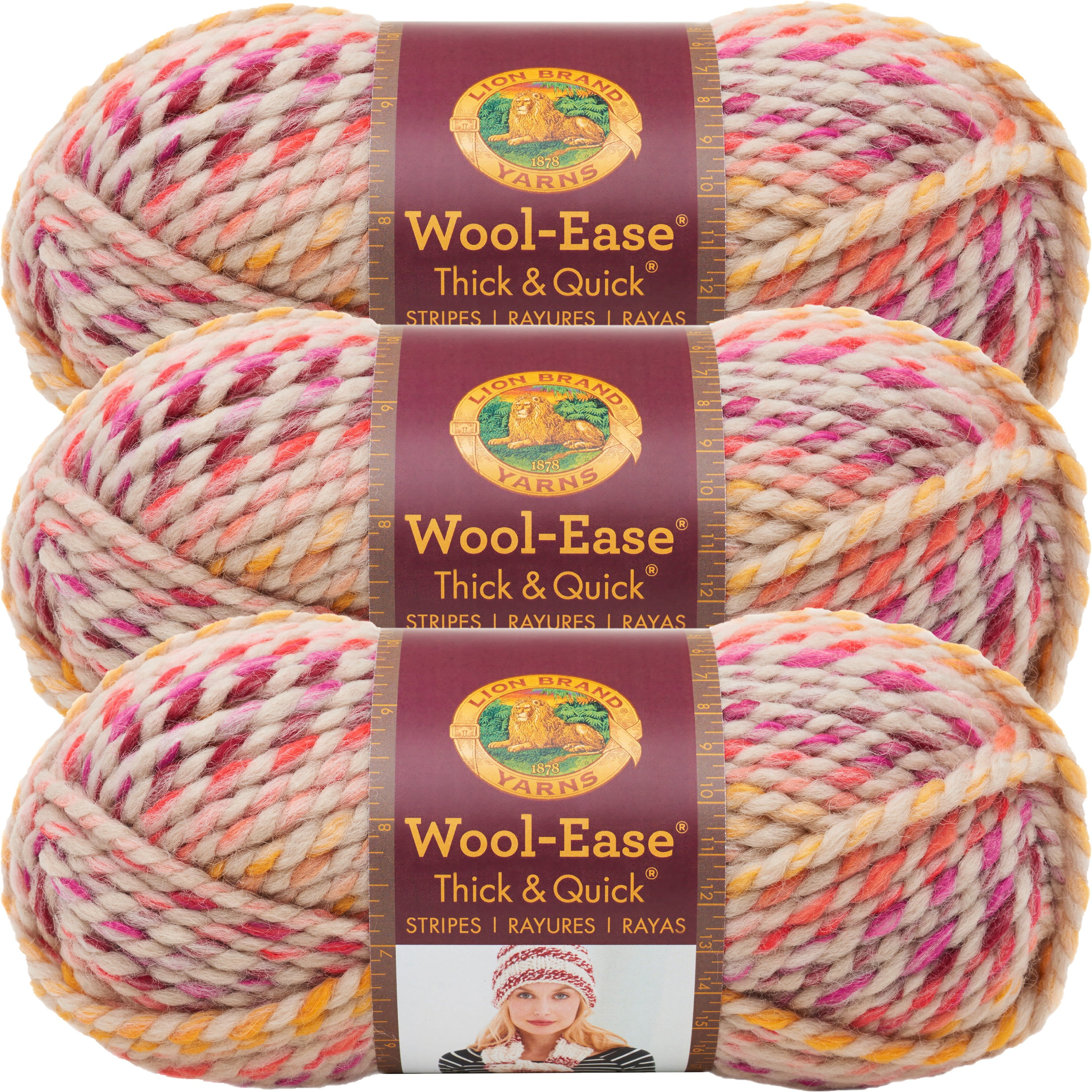 LION Brand Wool-Ease Thick & Quick Yarn - Spice Market