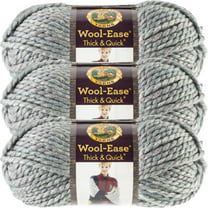 Lion Brand Wool-Ease Thick & Quick Yarn Oatmeal Multipack of 3