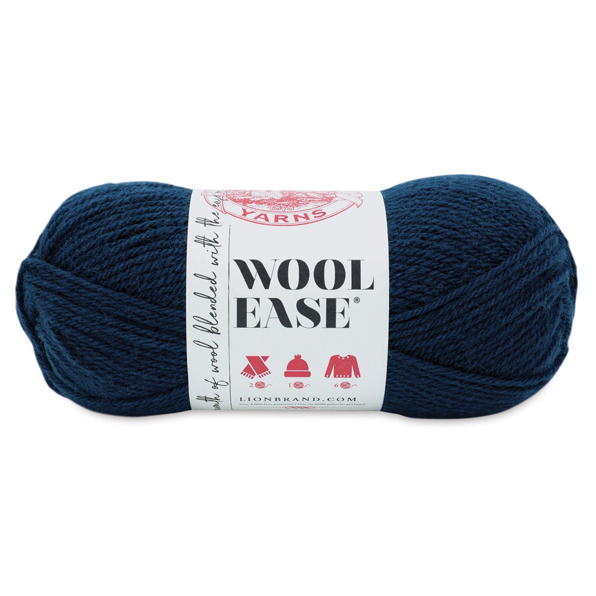 Lion Brand Wool-Ease Thick & Quick Yarn - Blue Jay - 023032645148