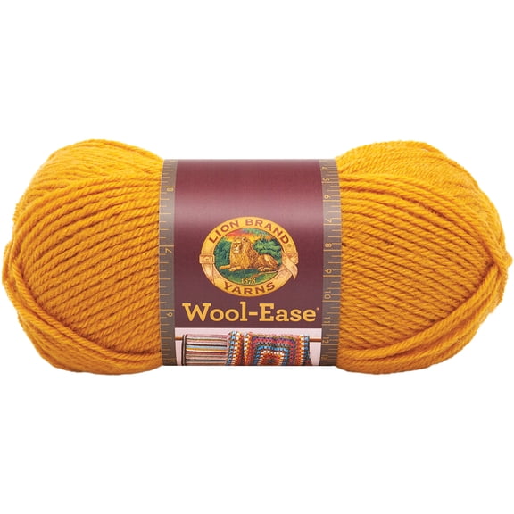 Lion Brand Wool-Ease Yarn - Gold