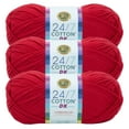 thumbnail image 1 of Lion Brand Yarn 24/7 Cotton DK Grenadine Light Cotton Yarn 3 Pack, 1 of 4