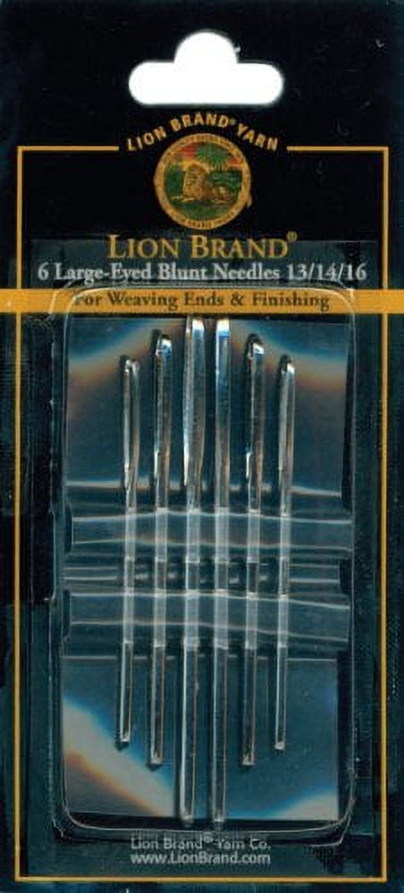 Lion Brand Large-Eyed Blunt Needles - 6/Pkg