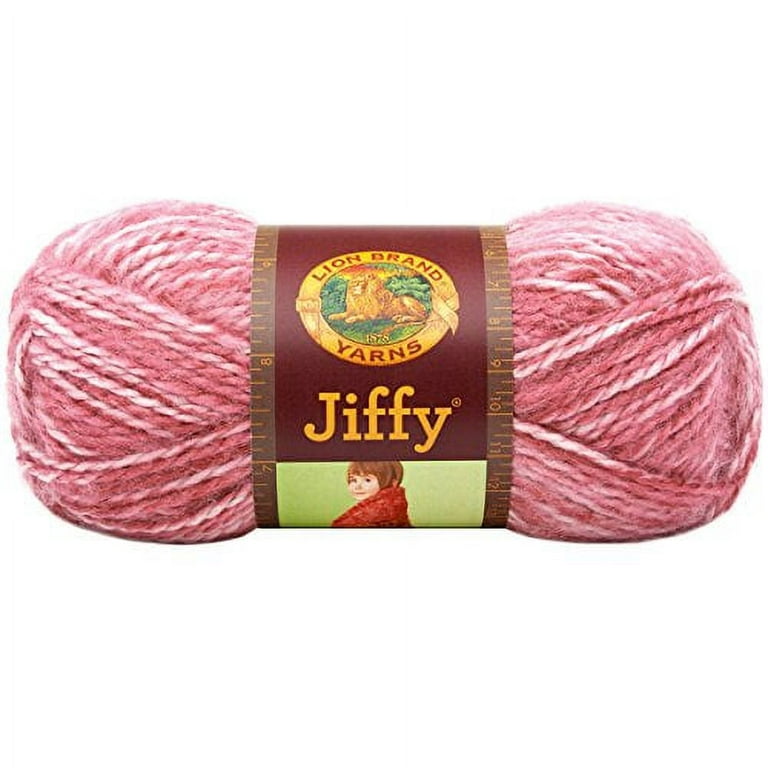 Lion Brand Yarn 450-401D Jiffy Yarn, Rose Spray