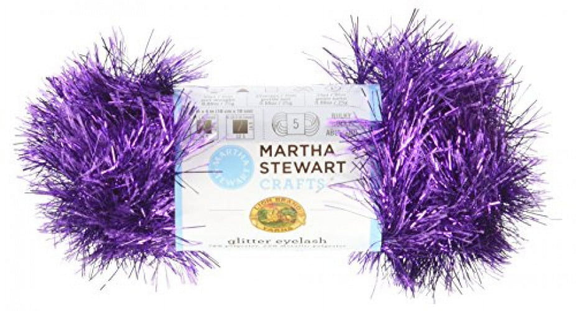 Martha Stewart Crafts Multi-Surface Glitter Paint Purple Charoite 2 Ounce