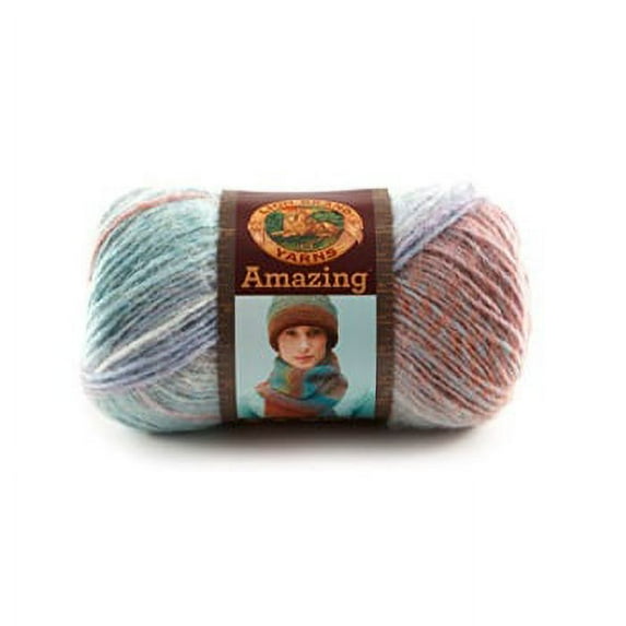 Lion Brand Yarn 825-207 Amazing Yarn, Pink Sands