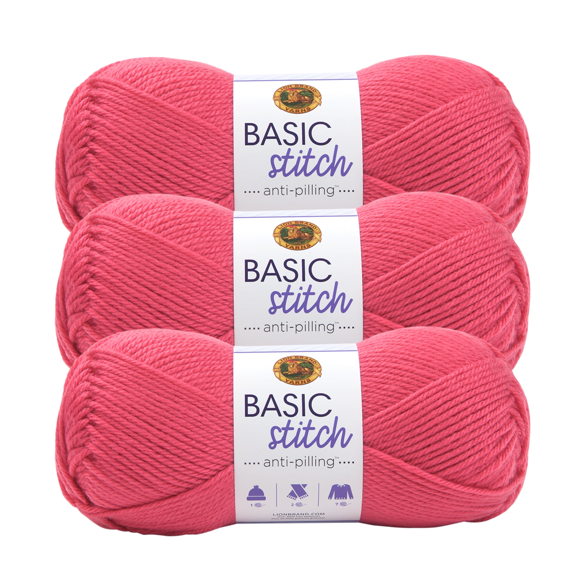 Lion Brand Basic Stitch Anti-Pilling Yarn-Baby Blue, 1 count