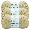 thumbnail image 1 of Lion Brand Yarn Basic Stitch Anti Pilling Skein Tones Almond Anti Pilling Medium Acrylic Beige Yarn 3 Pack, 1 of 3