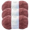 thumbnail image 1 of Lion Brand Yarn Chenille Appeal Rose Taupe Chenille Medium Polyester Brown Yarn 3-Pack, 1 of 7