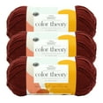 thumbnail image 1 of Lion Brand Yarn Color Theory Beaujolais Medium Acrylic Yarn 3 Pack, 1 of 4