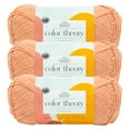thumbnail image 1 of Lion Brand Yarn Color Theory Himalayan Salt Medium Acrylic Orange Yarn 3 Pack, 1 of 3