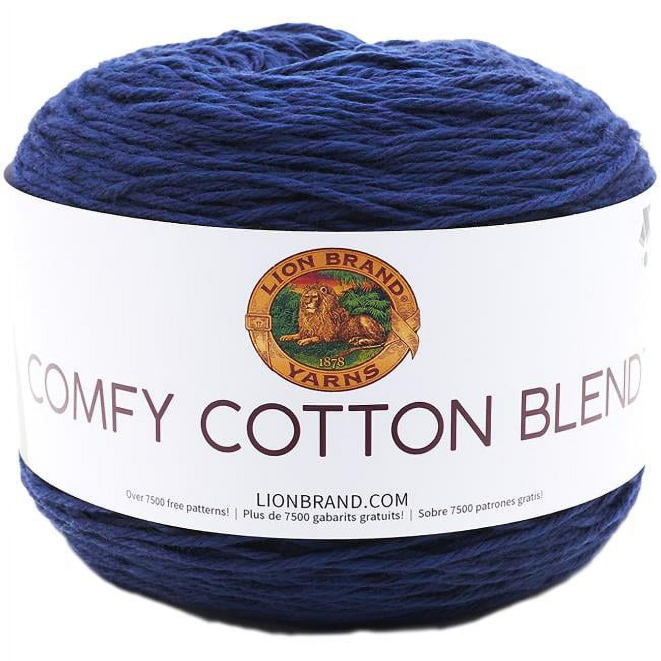 Lion Brand Yarn Comfy Cotton Blend Spectrum Yarn