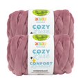 thumbnail image 1 of Lion Brand Yarn Cover Story Cozy Luxe Mauve Jumbo Polyester Yarn 2 Pack, 1 of 4