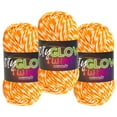 thumbnail image 1 of Lion Brand Yarn DIY Glow Twist Bright Orange 196-201DK Medium Polyester 3 Pack, 1 of 4