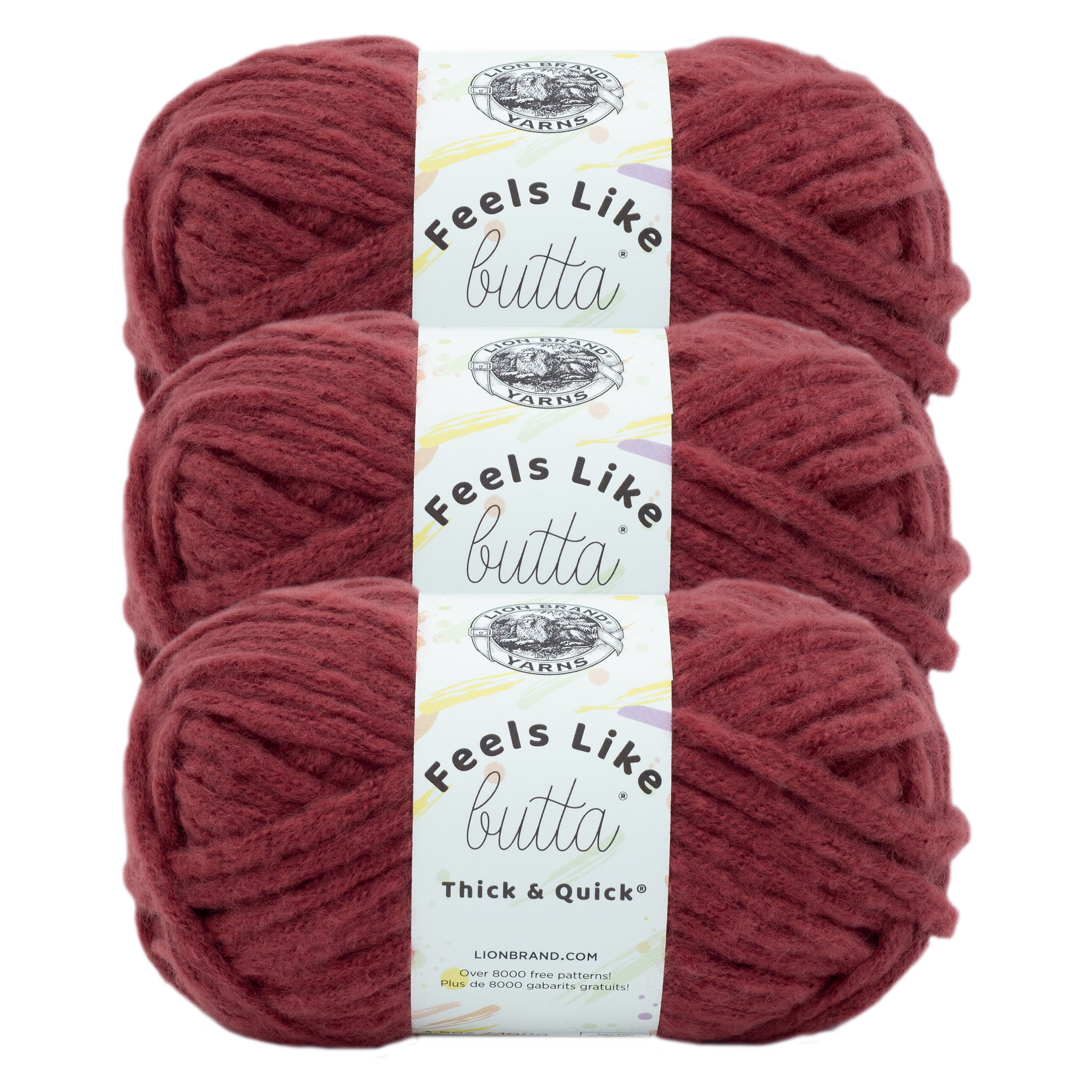 Lion Brand Yarns Worsted weight Feels Like Butta Charcoal