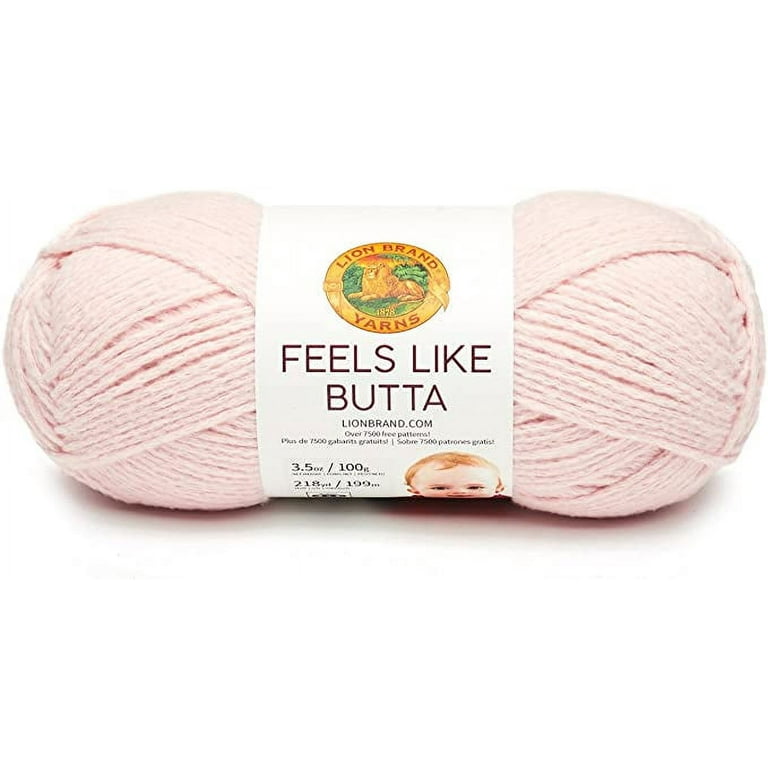 Lion Brand Feels Like Butta Yarn - Pink