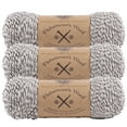 thumbnail image 1 of Lion Brand Yarn Fishermen's Wool Oak Tweed Medium Wool Yarn 3 Pack, 1 of 4