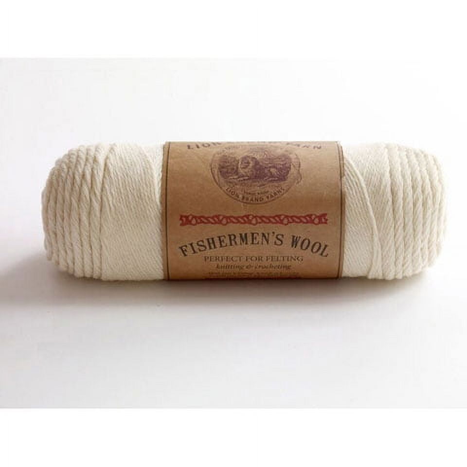 Lion Brand Fishermens Wool - Oatmeal (123) - 227g - Wool Warehouse - Buy  Yarn, Wool, Needles & Other Knitting Supplies Online!