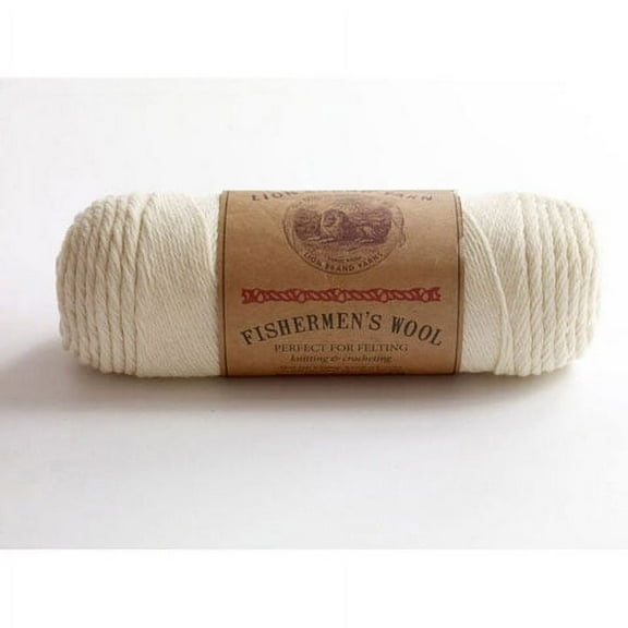 Lion Brand Yarn Fishermen's Wool Yarn, 465 Yd.
