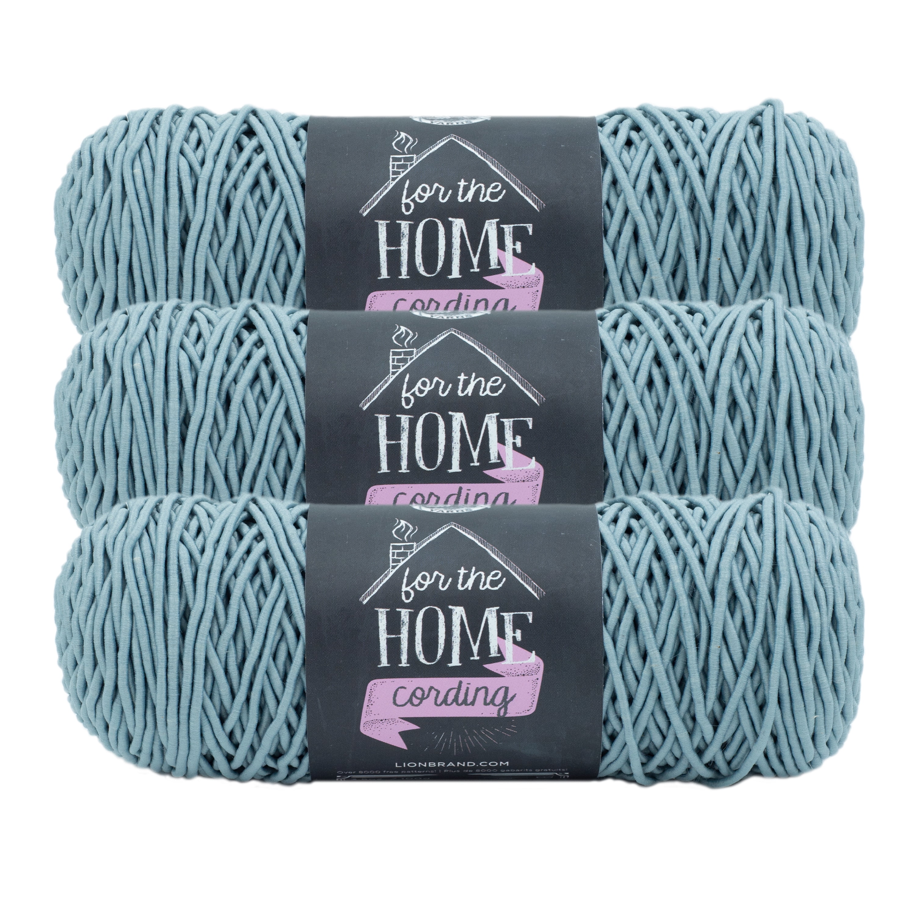 Lion Brand Yarn For the Home Cording Buff Medium Recycled Cotton