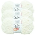 thumbnail image 1 of Lion Brand Yarn Go for Fleece Sherpa Cream Super Soft Sherpa Jumbo Polyester Off-White Yarn 3 Pack, 1 of 3