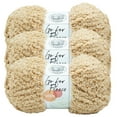 thumbnail image 1 of Lion Brand Yarn Go for Fleece Sherpa Honey Super Soft Sherpa Jumbo Polyester Yellow Yarn 3 Pack, 1 of 3