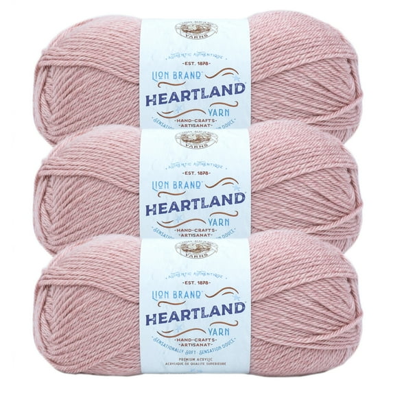 Lion Brand Yarn Heartland Capitol Reef Medium Acrylic Yarn 3 Pack