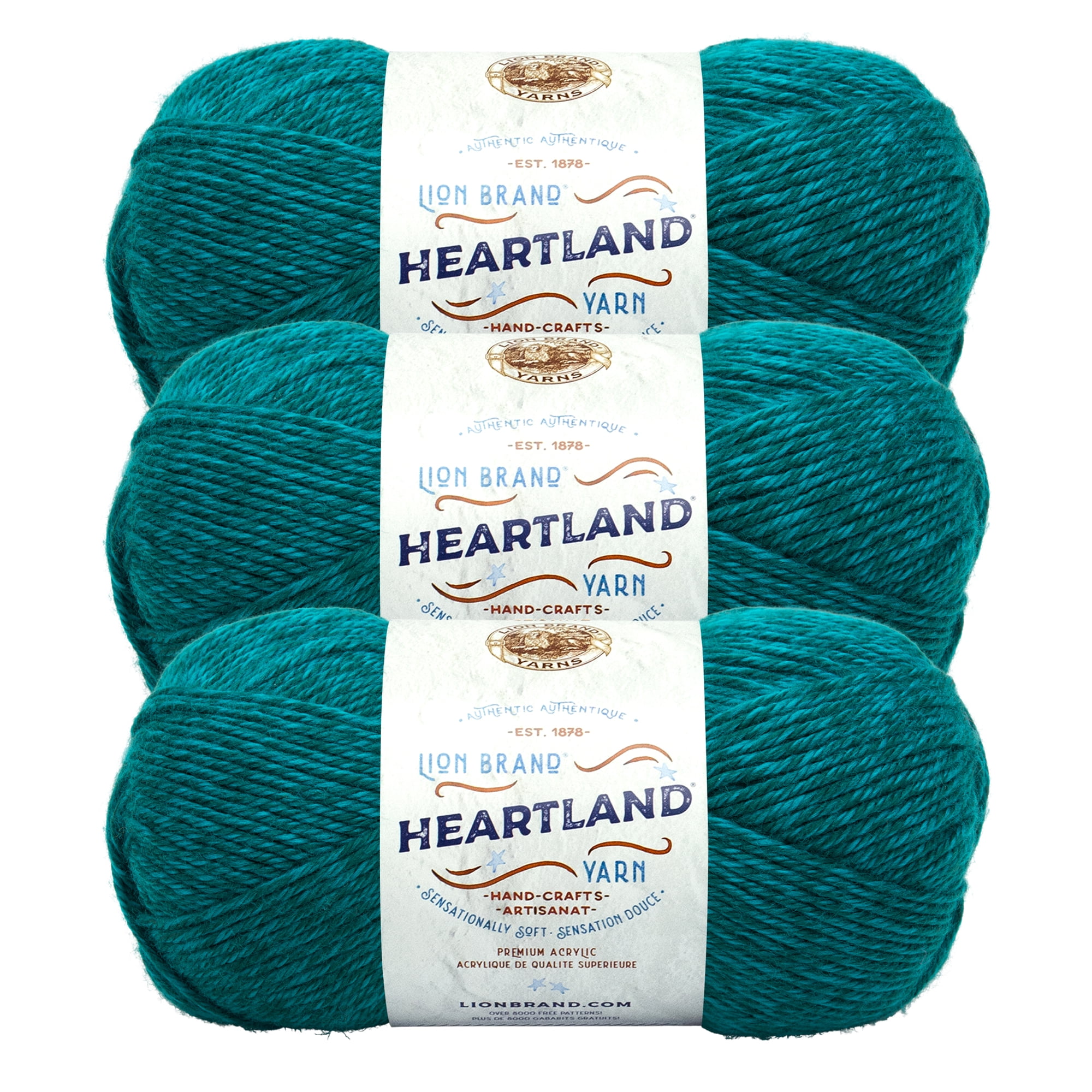 Heartland Yarn: Color Card - Version 1 Lion Brand Yarn Let the Innovation  Power flow Unlock the Power of Innovation