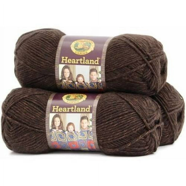(3 Pack) Lion Brand Yarn 136-098U Heartland Yarn, Acadia