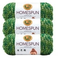 thumbnail image 1 of Lion Brand Yarn Homespun Forest green, 790-604B Bulky Acrylic, Polyester Yarn 3 Pack, 1 of 4