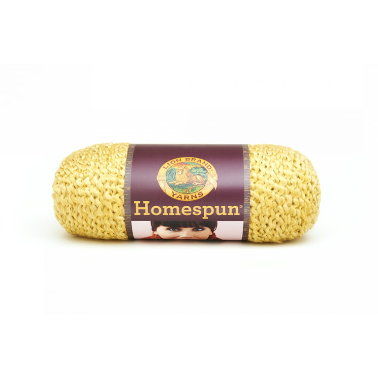 (1 Skein) Lion Brand Yarn Homespun Bulky Yarn, Colonial