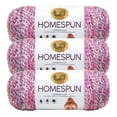 thumbnail image 1 of Lion Brand Yarn Homespun Mixed Berries, Purple & Pink mixed yarn, 790-411A Bulky Acrylic, Polyester Yarn 3 Pack, 1 of 4