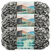 Lion Brand Yarn Hometown Anchorage Ice Basic Super Bulky Acrylic Multi-Color Yarn 3 Pack