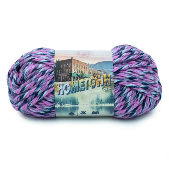 Lion Brand Yarn Hometown Jacksonville Taffy 135-234 Super Bulky Acrylic Yarn