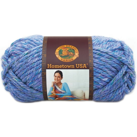 Hometown USA Yarn-Jersey Gardens, Pk 3, Lion Brand