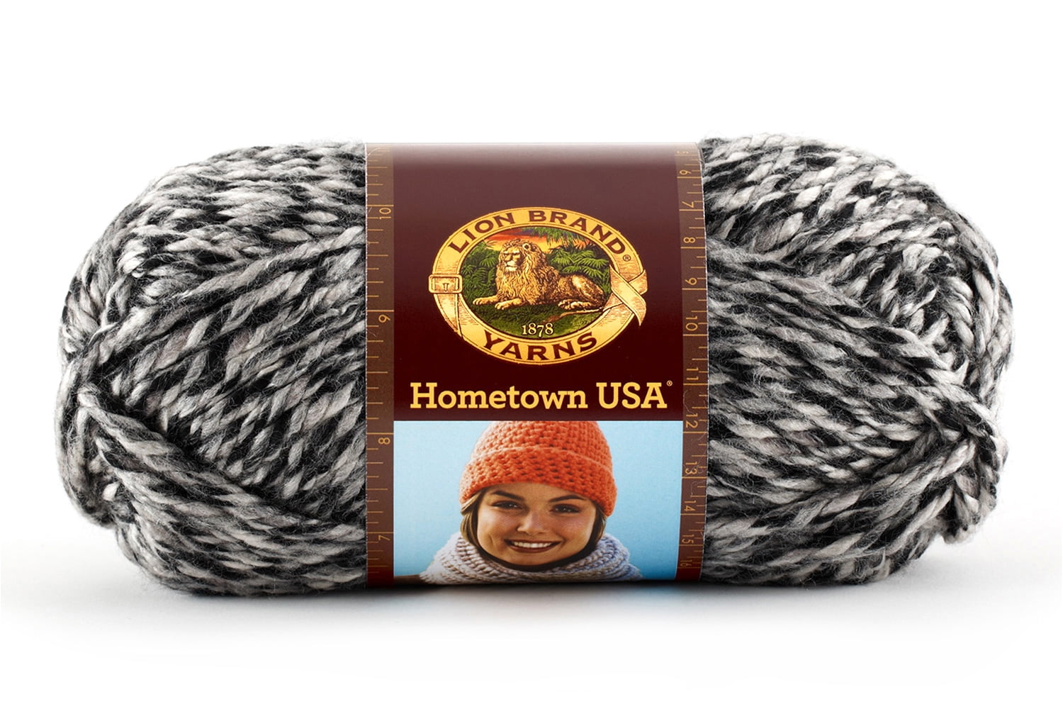 Lion Brand Yarn Hometown Yarn, Bulky Yarn, Yarn for Knitting and  Crocheting, 1-Pack, Syracuse Orange
