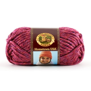 Lion Brand Yarns Hometown USA Napa Valley Pinot Classic Bulky Yarn, 1 Each  