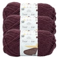thumbnail image 1 of Lion Brand Yarn Hue + Me Crush Bulky Acrylic, Wool Red Yarn 3 Pack, 1 of 3